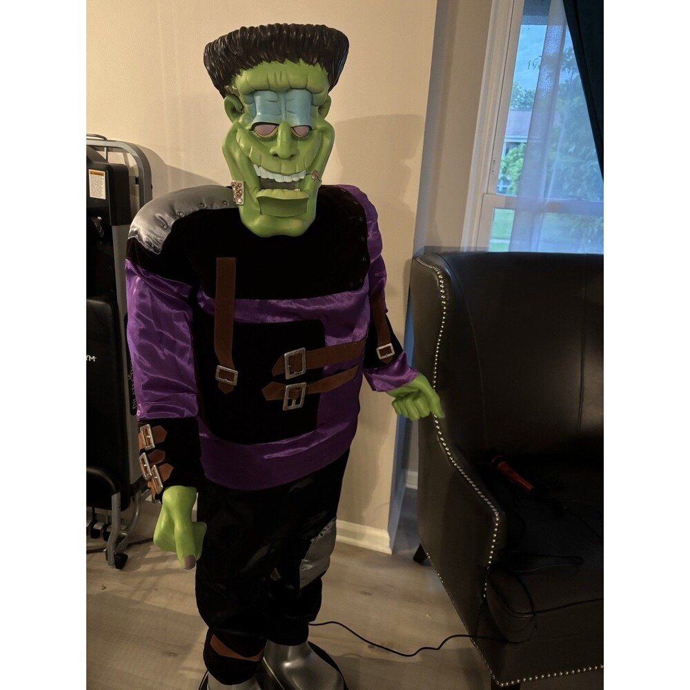 Gemmy Frankenstein Monster Vintage LIFE-SIZE 5' Sings and Dances Rare